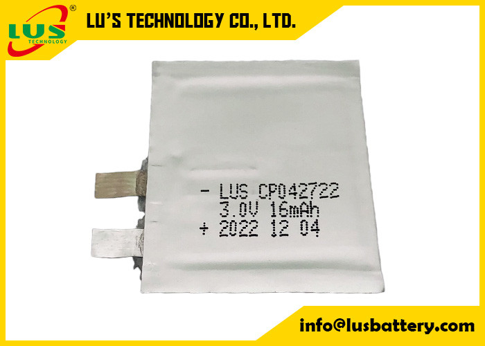 Volt mince de papier emballé doux CP042722 CP042922 CP042822 de la batterie 3,0 de la batterie 16mah de Li MnO2