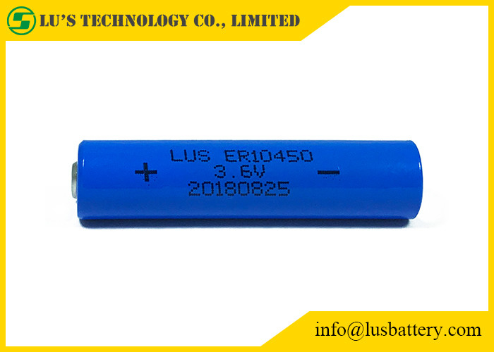 batterie de la batterie ER10450 de chlorure de thionyle de lithium de 700mah 3.6V pour l'ordinateur/horloges