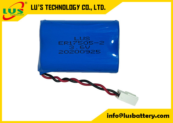 Taille non rechargeable des cellules A de chlorure de thionyle de lithium de batterie d'ER17505 3.6V 3.6Ah