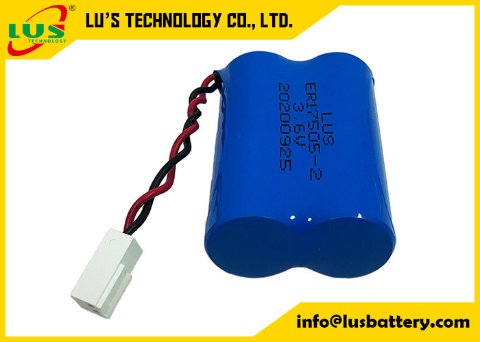 Taille non rechargeable des cellules A de chlorure de thionyle de lithium de batterie d'ER17505 3.6V 3.6Ah