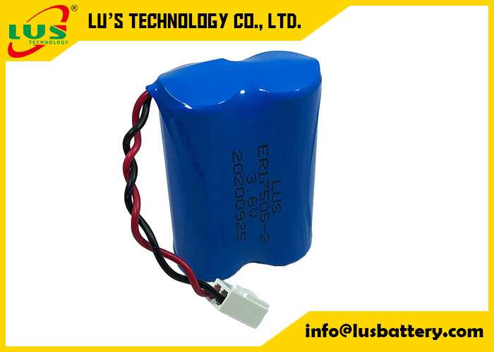 Taille non rechargeable des cellules A de chlorure de thionyle de lithium de batterie d'ER17505 3.6V 3.6Ah