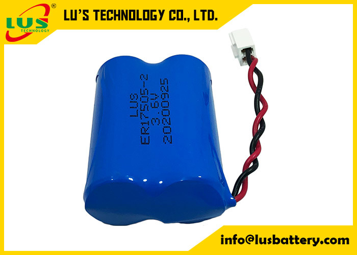 Taille non rechargeable des cellules A de chlorure de thionyle de lithium de batterie d'ER17505 3.6V 3.6Ah