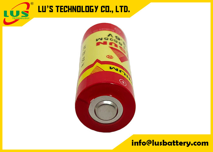 Type en spirale batterie primaire ER18505M UHR-ER18505 de la batterie au lithium 3.6V 3600mAh Li SOCl2