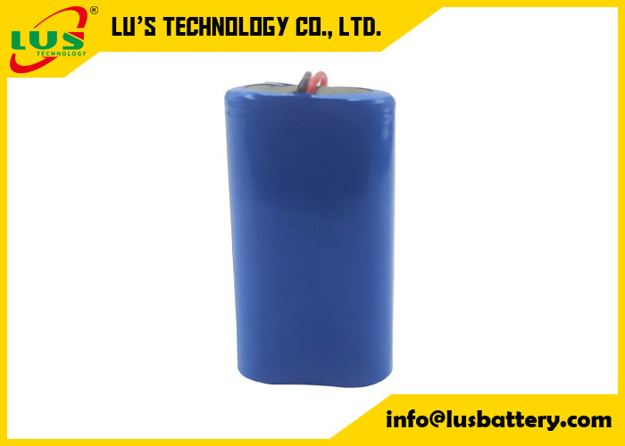 Batterie de phosphate de fer du lithium 18650 2S1P 6.4v 1.5ah pour l'éclairage solaire de LED