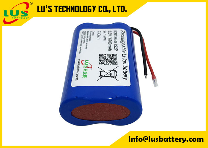 paquet rechargeable personnalisable 18650 de batterie au lithium de la batterie au lithium 3.7v 18650 5200mah 1S2P 3.7V 5200mAh