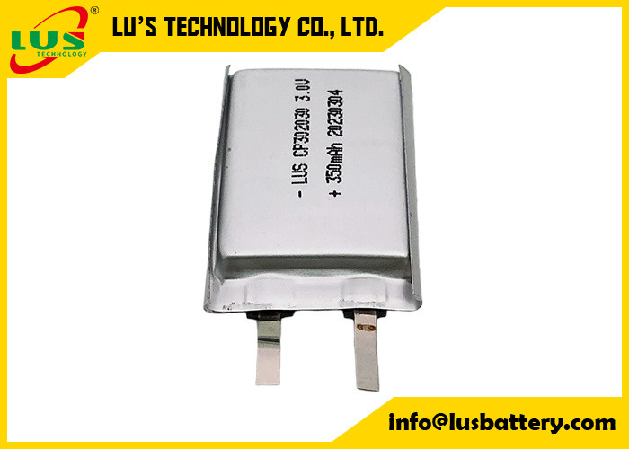 Remplacement de batterie au lithium de cellules de poche de la batterie Cp302030 de bioxyde de manganèse de lithium pour la cellule 3v 350mah de pièce de monnaie