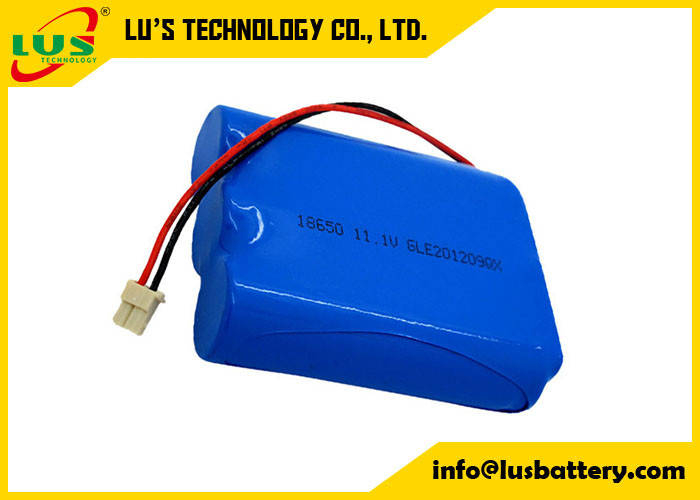 18650 3S1P 11,1V 2000mAh 3S 12V batterie au lithium-ion Paquet de lampes de pêche Piles au lithium 11,1V2000mAh