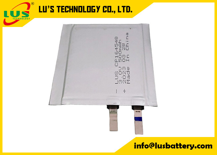 CP164548 3,0 V 700 mAh épaisseur 1,6 mm Batterie mince Cellule spécialisée au lithium-manganèse 164548 CP164848