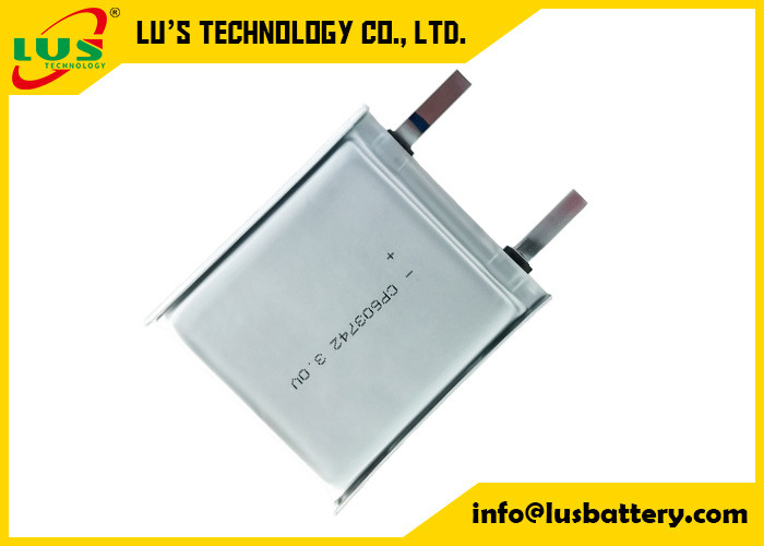 Batterie flexible à ions lithium de 3,0 V pour appareils numériques CP603147 LiMnO2 Batterie à cellule ultra-mince 3 V CP603147