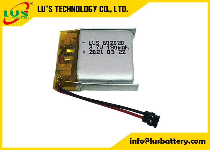 Batterie LiPo LP602020 3,7V 180mAh pour le filateur volant Batterie li-polymère à haute densité d'énergie LP602020