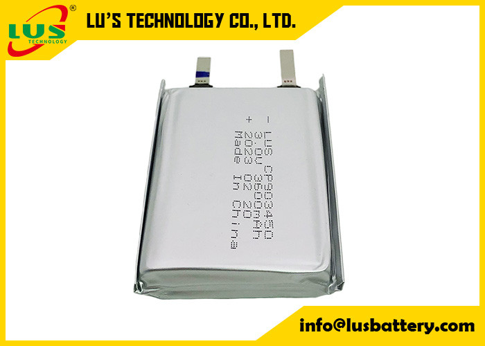 CP903450 3,0 V batterie au lithium ultra-mince batterie souple batterie au lithium au manganèse mince pour l'IoT/Lora/LPWAN/NB-IOT RFID