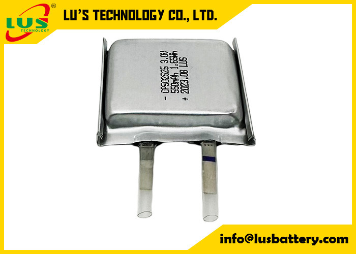 LiMnO2 Cellule ultra-mince 3V CP502525 Batterie Batterie à packs doux CP502525 3v 550mAh batterie de carte à puce