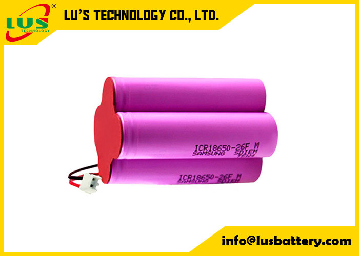 11.1v 2200mah 24.42wh 18650 batterie Li-ion personnalisée 18650 12V 2.2Ah Li-ion 11.1v 2200mah