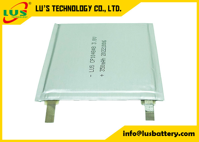 CP104848 3,0 V 400 mAh Limno2 Ultra mince batterie au lithium non rechargeable à Li-Mno2