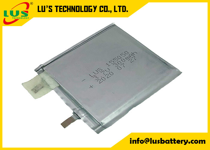 3.7v 1.11wh batterie à base de liposuccion de 300mah Ultra Cellule mince Piles rechargeables au lithium polymère LP155050