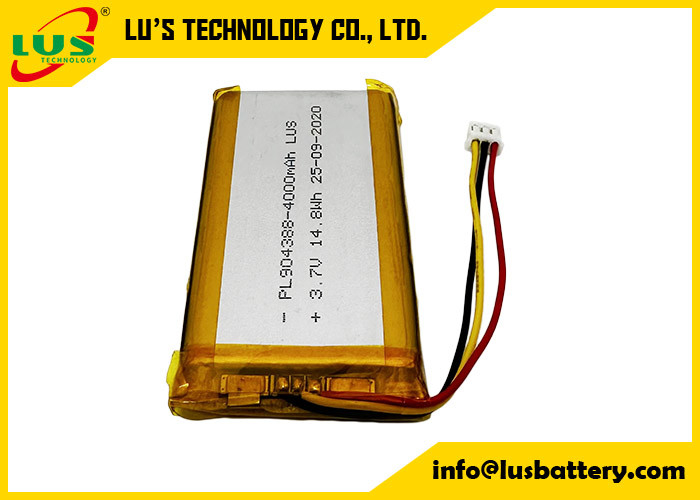 3.7 Volt 4000mAh Batterie rechargeable LP904388 Batterie Li-Ion 4000mAh 3.7V Batterie rechargeable au lithium polymère