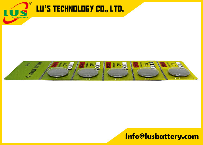 Pièce à bouton au lithium CR2016 Fournitures 3V Pièce à pièce au lithium CR2016 5 Pcs Blistcard Pack