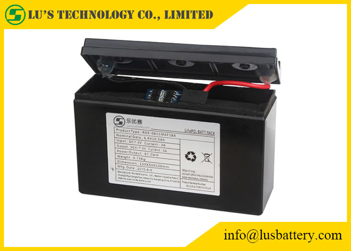 12V 10Ah Lithium LiFePO4 Deep Cycle Batterie rechargeable 12V 10Ah Batterie conçue pour le LiFePO4