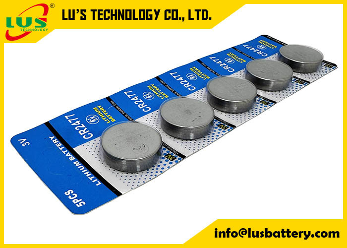 CR2477 3V bouton cellule batterie 3V 1.1AH CR-2477 BN-CR-2477 1100mah cellule de pièce 5 paquets (NR-CR2477)