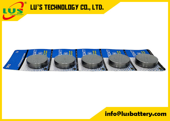 CR2477 3V bouton cellule batterie 3V 1.1AH CR-2477 BN-CR-2477 1100mah cellule de pièce 5 paquets (NR-CR2477)