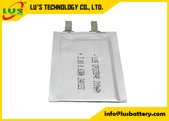 Cp123040 Batterie au lithium primaire ultra-mince 3,0 volts 210 mAh personnalisation de la batterie Li-Mno2