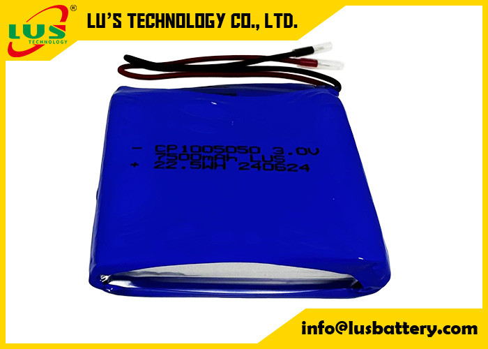 LiMnO2 Cellule ultra-mince 3V CP1005050 Batterie 7500mah batterie au lithium OEM pour les étiquettes ESL