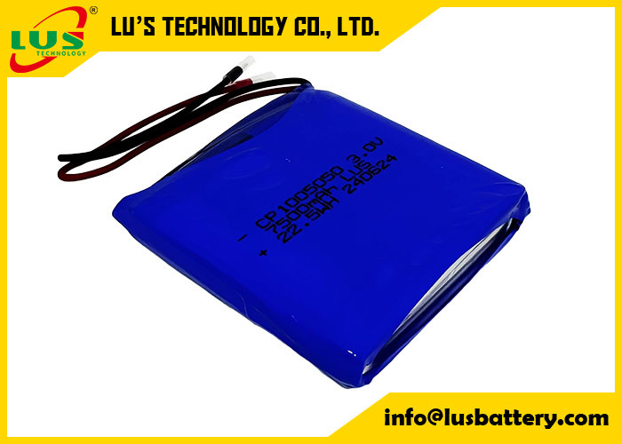 LiMnO2 Cellule ultra-mince 3V CP1005050 Batterie 7500mah batterie au lithium OEM pour les étiquettes ESL
