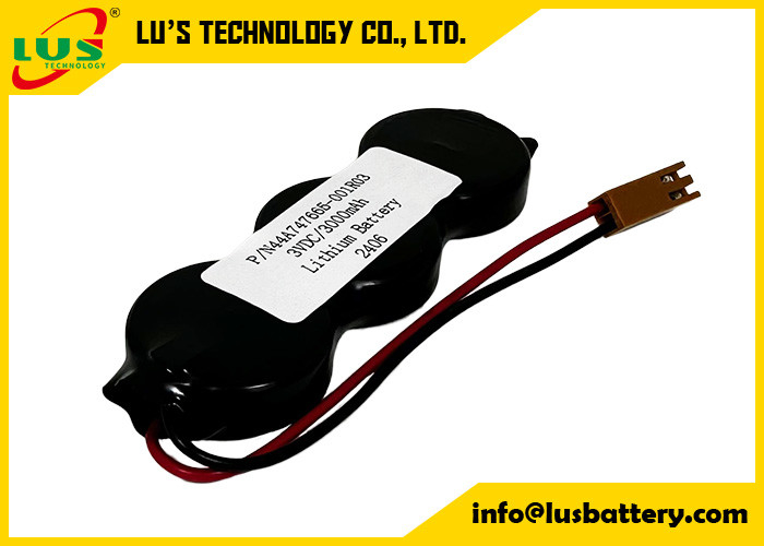 P/N44A747665-001R03 3VDC batterie au lithium de 3000 mah CR2477-3P batterie à pile à pièces OEM