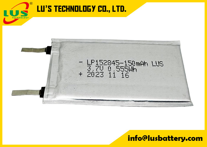 LP152845 3.7V batterie rechargeable au lithium polymère à ions 150mah