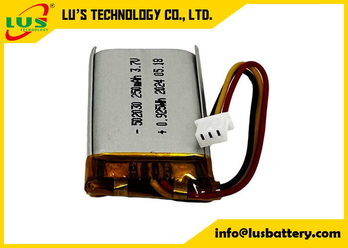 250mAh batterie au lithium polymère LP502030 3.7V batterie au lithium polymère LP502030 3.7V OEM