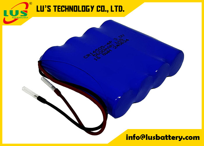 batterie AA CR14505-4P batterie au lithium primaire CR14505 3,0 volts 5600mah personnalisations