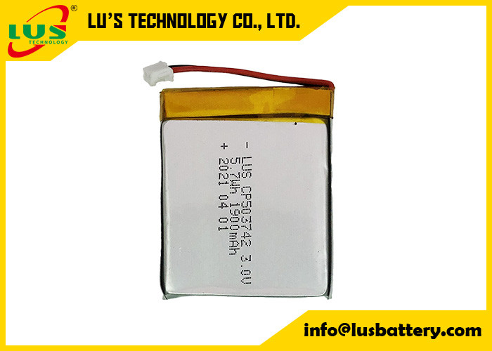 CP503742 3V 1900mAh Spécialisée batterie au lithium à cellules minces 3 volts batterie au lithium plate 3V CP503742