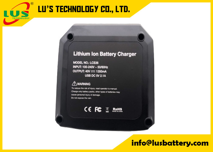 Chargeur BD40V LCS36 40v Max Chargeur rapide 1.35A Chargeur de batterie Li-ion 36V 40V Chargeur rapide