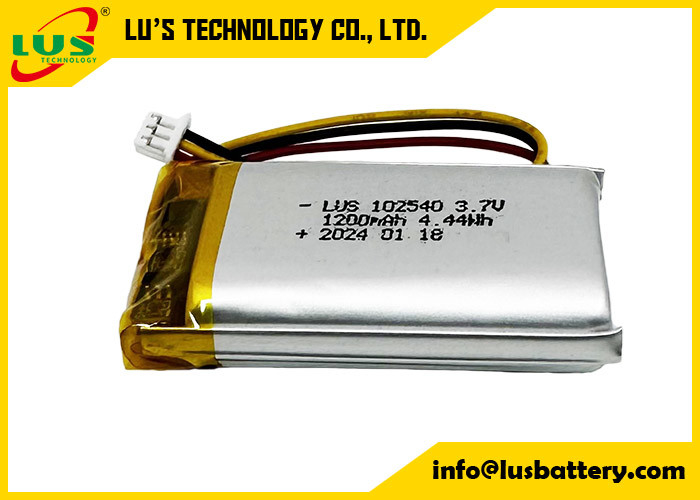 batterie polymère au lithium rechargeable LP102540 3,7V 1200mAh 4,44Wh 3,7 V Lipo batterie OEM
