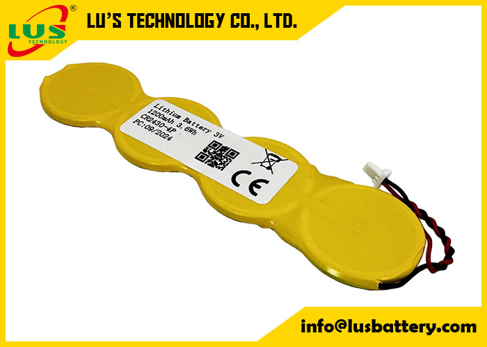 batterie au lithium de petite taille 1200mah 3,0 volts batterie à bouton au lithium CR2430 1S4P
