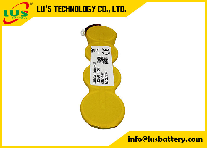 batterie au lithium de petite taille 1200mah 3,0 volts batterie à bouton au lithium CR2430 1S4P