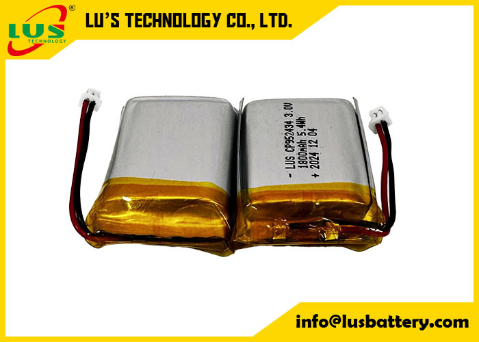 Batterie au dioxyde de lithium et de manganèse CP952434 Batterie au lithium de 1800 mAh à 3,0 volts