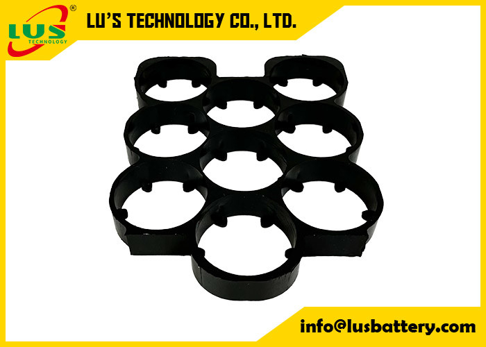 3 x 3 espaceur de cellules 18650 Porteur de batterie au lithium Porteurs de cellules hexagonales en plastique 18650 3 * 3 espaceurs