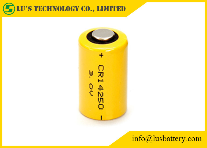 Batterie jetable de la taille 1/2AA 600 heure-milliampère CR14250 3V de batterie au lithium CR14250 pour la lampe-torche