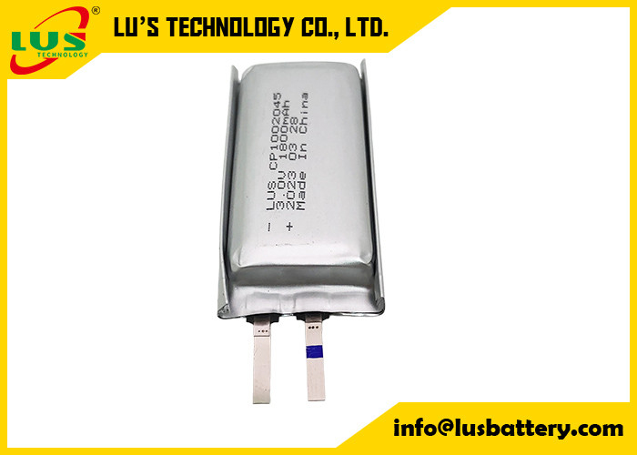 Batterie au lithium non rechargeable à faible charge à ions lithium CP1002045 3,0 volts 2000mah