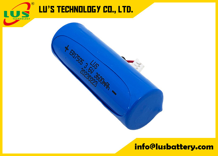 ER17500 3.6v 3600mAh batterie primaire Lisocl2 3.6v 3600mah PLC batterie au lithium OEM