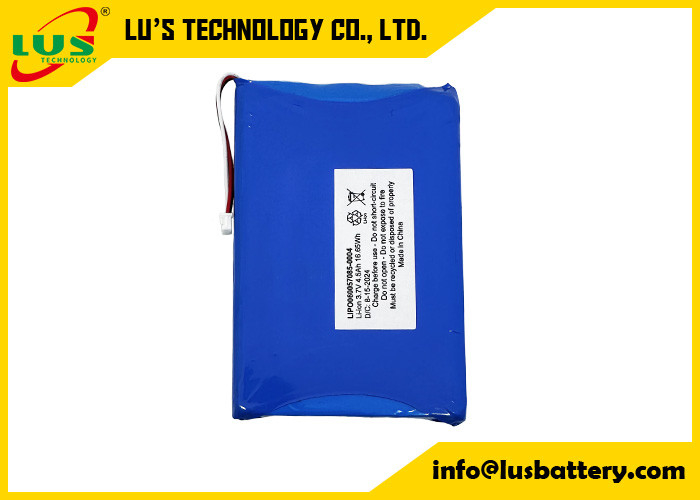 Batterie Lipo 3,7 Volt 4500mAh batterie au lithium polymère LP605785 avec connecteur