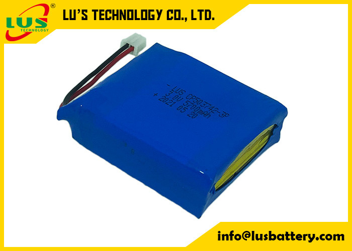 3.0V personnalisé 5700mAh Pack de batterie au lithium primaire doux CP503742-3P batterie limno2 3V