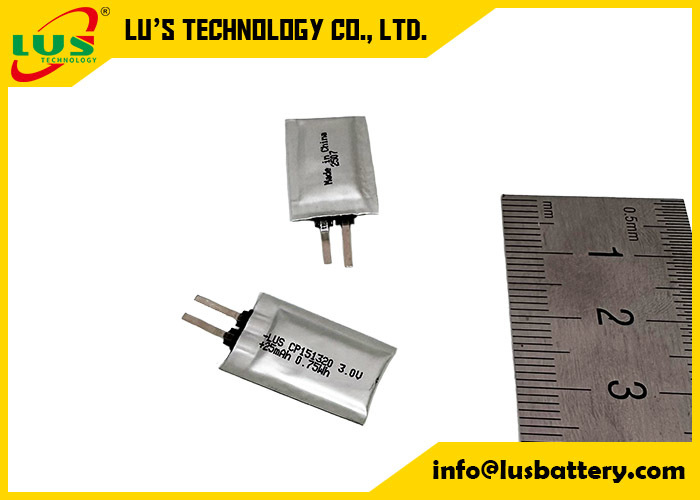Pile à cellule ultra-mince 3,0 V 25 mAh Cp151320 Pile au lithium primaire CP151220 batterie limno2