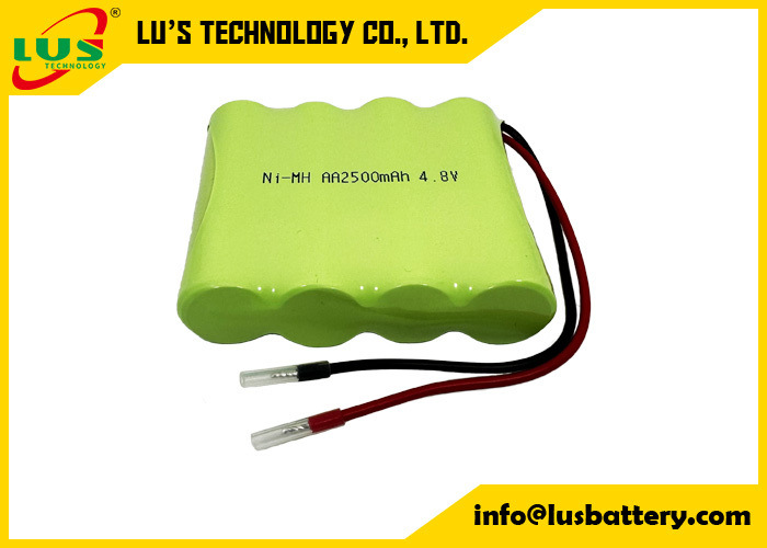 Pack de batteries NiMH 4*AA 2500mAh 4,8 volts, batterie rechargeable AA2500mAh 4,8V