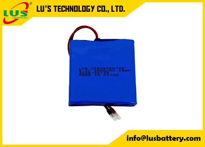 CP505050-2S personnalisé 6V batterie de cellule de poche primaire 3000mah batterie de cellule mince OEM