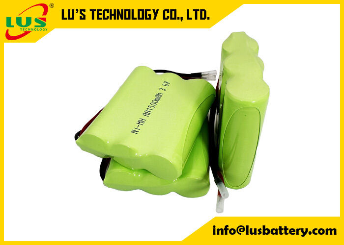 3.6volt 1500mah batterie rechargeable taille AA NIMH batterie 3.6V personnalisée