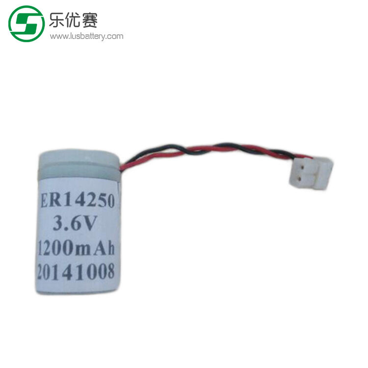 Cellule primaire multi de la fonction 1/2 aa ER14250M Disposable Lithium Battery 3.6V 0.75ah 750mah 3.6v