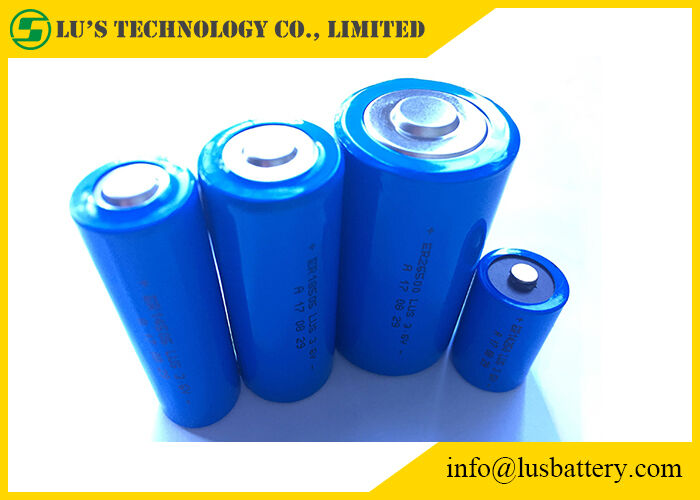 3.6V 3400mah Li Socl 2 batteries de la taille Lisocl2 de la batterie au lithium ER17500 A