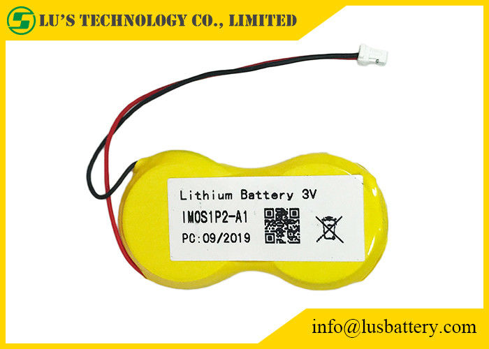 Cellule de bouton de lithium d'ECR2450 Limno2 1200mah 3v pour des étiquettes